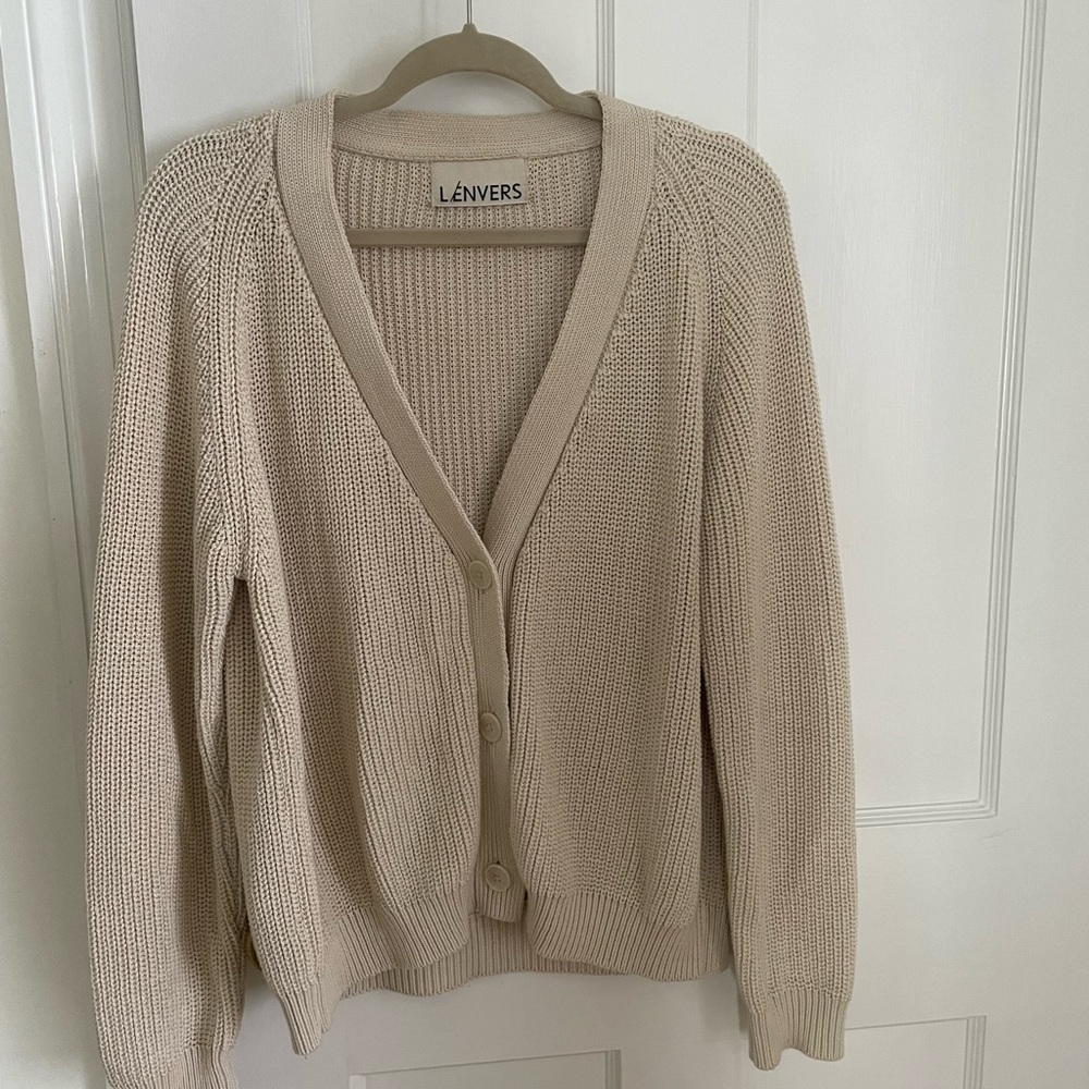 L’Envers Anna Cardigan in off white